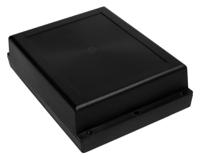 186-2249 RS PRO Black ABS Enclosure, IP65, IK07, Black Lid, 197.7 x 144.55 x 52.55mm
