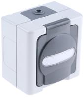 103356006 Kopp Grey Plug Socket, 16A
