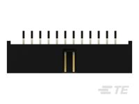1-5103308-3 TE Connectivity AMP-LATCH Series Straight Through Hole PCB Header, 24 Contact(s), 2.54 mm Pitch, 2 Row, Shrouded