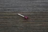 157-1216 RS PRO Insulated Crimp Bootlace Ferrule, 8mm Pin Length, 0.8mm Pin Diameter, 0.25mm² Wire Size, Violet