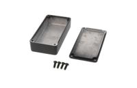 1590gbk Hammond 1590 Series Black Die Cast Aluminium Enclosure, IP54, Black Lid, 100 x 50 x 25mm
