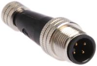1200330001 Brad from Molex 4 Pole M8 Socket to 4 Pole M12 Plug Adapter