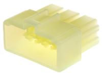 171897-1 TE Connectivity, FASTON .250 6 Way Nylon Crimp Terminal Housing, Natural