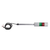 lr6-202ljbu-rg Patlite LR6 Series Coloured Buzzer Signal Tower, 2 Lights, 24 V dc, Pole Mount