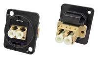 874-1201 RS PRO XLR Panel Mount Fibre Optic Adapter, Female