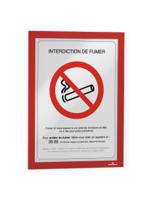 4872-03 Durable DURAFRAME® Red A4 Smooth and rigid Information Frame, 323mm Height, 236mm Width