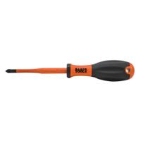32259ins Klein Tools Phillips Insulated Screwdriver, PH2 Tip, 100 mm Blade, VDE/1000V, 210 mm Overall