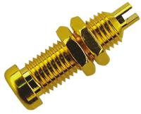 930147700 Hirschmann Test & Measurement Gold Female Banana Socket, 4 mm Connector, Solder Termination, 16A, 30 V ac, 60V dc, Gold