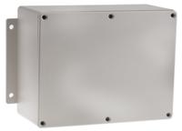 621-4902 RS PRO Grey Die Cast Aluminium Enclosure, IP67, Flanged, Grey Lid, 165.3 x 127.2 x 77.5mm
