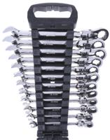 487-268 RS PRO 12-Piece Spanner Set, 8 → 19 mm, Chrome Vanadium Steel