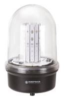 28047068 Werma BM 280 Series Red Steady Beacon, 230 V ac, Base Mount, LED Bulb, IP65