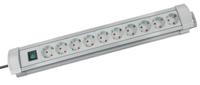 1955500100 brennenstuhl 3m 10 Socket Type F - German Schuko Extension Lead, 230 V, IP20