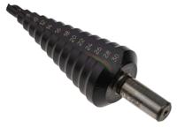 4450071 EXACT 3-Piece Step Drill Bit Set for Metal, 30mm Max, 4mm Min, HSS Bits