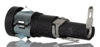 htb-94i-r Eaton 20A Panel Mount Fuse Holder for 6.3 x 32mm Fuse, 1P, 250V ac