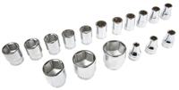 sldbox1pb Facom 21-Piece Metric 1/2 in Standard Socket Set with Ratchet, 6 point