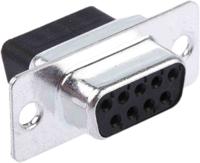 481-099 RS PRO 9 Way Cable Mount D-sub Connector Socket