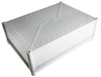 fex-3828-13-g-ekpvt Fibox FEX Series Grey Polycarbonate Enclosure, IP54, Grey Lid, 378 x 278 x 130mm