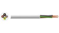 rnd-475-00038 RND RND 475 Power 0.75 mm² Power Cable, White Polyvinyl Chloride PVC, 50m