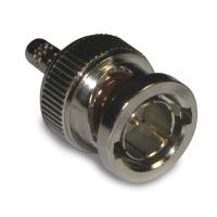 112133 Amphenol RF  Series, Plug Cable Mount BNC Connector, 50Ω, Crimp Termination, Straight Body