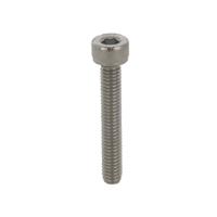 606-455 RS PRO Black Stainless Steel Hex Screw, DIN 912, M4 x 6mm