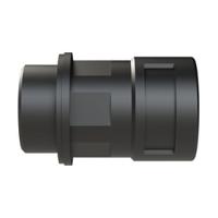 bvnv-m257 PMA Flexible Fitting, Conduit Fitting, 17mm Nominal Size, M25, Polyamide 6, Black
