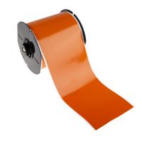 b30c-4000-7569-or Brady B-7569 Vinyl Orange Label Roll, 101mm Width, 1 Roll Qty