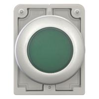 183283-m30c-fl-g Eaton Green Pilot Light, 30mm Cutout RMQ Titan M30 Series