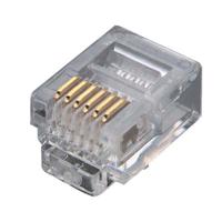 td6p6c L-Com TD6 Series Plug RJ Connector, Plug-In Straight 1 Port 1 -Way