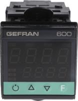 600-r-r-0-0-1 Gefran 600 PID Temperature Controller, 48 x 48 (1/16 DIN)mm, 2 Output Relay, 100 V ac, 240 V ac Supply Voltage ON/OFF