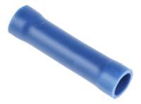 534-648 RS PRO Butt Splice Connector, Blue, Insulated, Tin 16 → 14 AWG