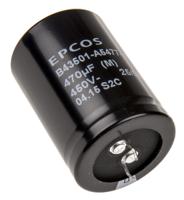 b43501a5477m EPCOS 470μF Aluminium Electrolytic Capacitor 450V dc, Snap-In - B43501A5477M