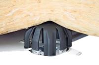 148-00146-spotclip-iv-slim-pa66gf15-bk HellermannTyton Lighting Cover for use with Reel and blowed-in insulations with Extraflat LED Downlights,50mm Length,