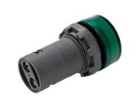1sfa619403r5232-cl2-523g ABB, CL2-523G, Panel Mount Green LED Pilot Light, 22mm Cutout, IP66, IP67, IP69K, Round, 230V ac