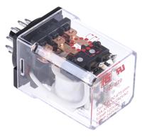 348-829 RS PRO Plug In Power Relay, 24V dc Coil, 10A Switching Current, 3PDT