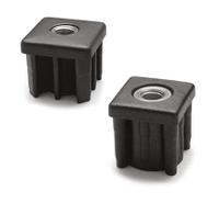 320023 Elesa Square Polyamide Based Technopolymer Tube Insert, 25mm