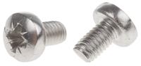 914-1523 RS PRO Pozidriv M6 Pan A2 304 Stainless Steel Machine Screws DIN 7985Z x 10.0mm