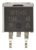 irf9540spbf Vishay IRF9540S Type P-Channel MOSFET, 19 A, 100 V Enhancement, 3-Pin TO-263