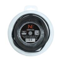 nhs-32-0-8m NEMIQ Heat Shrink Tube, Black 3.5mm Sleeve Dia. x 8m Length 2:1 Ratio, NHS Series