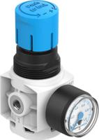 ms2-lr-m5-d6-ar-mpa-b Festo M5 Pneumatic Regulator - 0.5bar to 7bar, 10bar max. input, 8086636