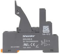 144-1612 RS PRO 300V ac DIN Rail Relay Socket, for use with RFT Relay