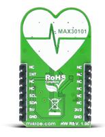 mikroe-2510 MikroElektronika Heart-Rate 4 Click Heart Rate Sensor MikroBus Click Board for MAX30101 Wearable Devices