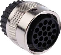 tn6s16-0019s1l-192900-0057 ITT Cannon Circular Connector, 19 Contacts, Cable, Standard Connector, Plug, Female, IP67, Trident Neptune Series