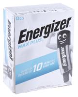 7638900423365 Energizer Energizer MAX PLUS 1.5V Alkaline, Zinc Manganese Dioxide D Batteries