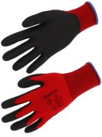 nymr15cftn08 SINGER SAFETY NYMR15CFTN Black, Red Polyamide Polyamide Work Gloves, Size 8