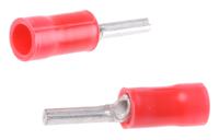 181630 TE Connectivity, PLASTI-GRIP Insulated, Tin Crimp Pin Connector, 0.3mm² to 1.4mm², 22AWG to 16AWG, 1.8mm Pin Diameter,
