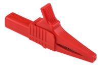 bu-65-2 Mueller Electric Crocodile Clip 4 mm Connection, Nickel-Plated Steel Contact, 30A, Red