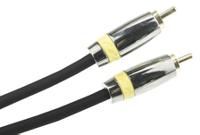 410-905 RS PRO Male RCA to Male RCA Aux Cable, Grey, 1.5m