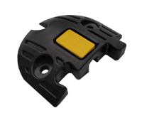 252-2809 RS PRO 150mm Black/Yellow Cable Cover in Rubber, 20mm Inside dia.