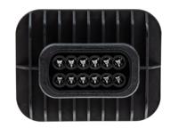 1-1564520-1 TE Connectivity, HDSCS Automotive Connector Plug Black Flange Mount 12 Way, Crimp Termination