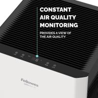 9799601 Fellowes HEPA Air Purifier, 80m², 38.3 dB, 45.9 dB, 55.8 dB, 69.5 dB